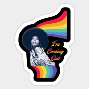 I'm Coming Out - Diana Ross Sticker